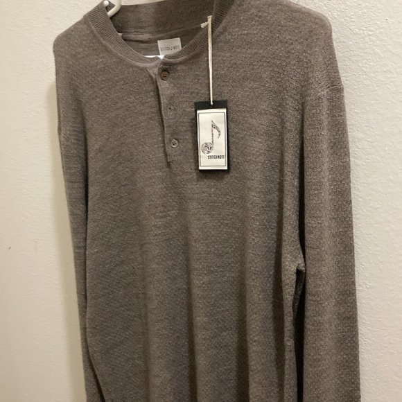 Merino Wool Henley sweater. Stitch-Note. Fantastic sweater. - Picture 2 of 5